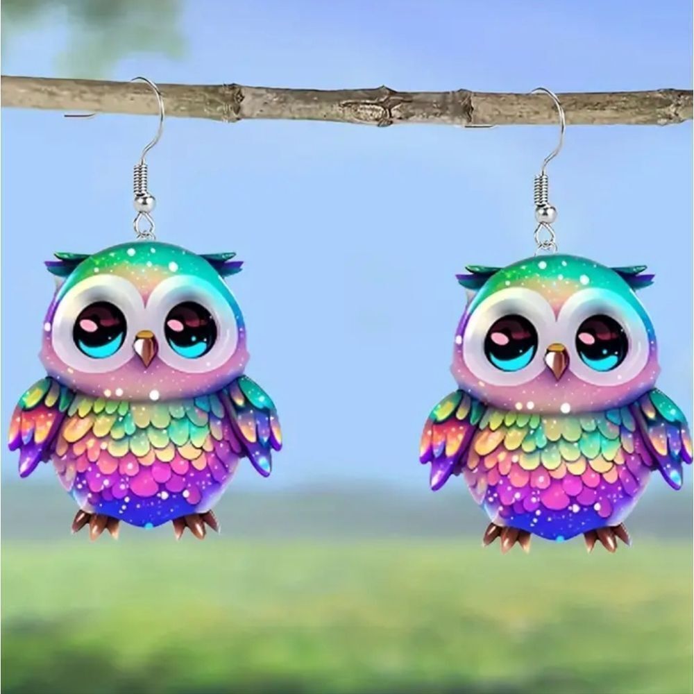Hand crafted dangle earrings - Picture 3 of 4